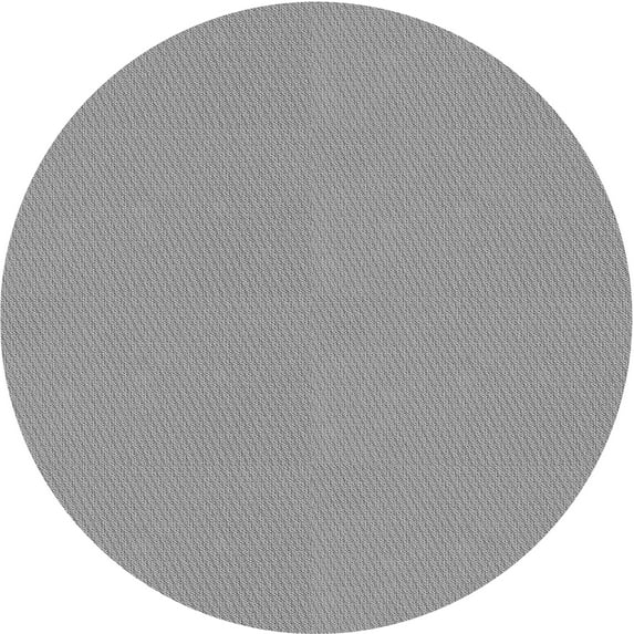 Ahgly Company Indoor Round Patterned Gray Cloud Gray Area Rugs, 6' Round