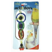 Jw-Small Animal/bird-Activitoys Triple Mirror Bird Toy- Multi-color
