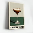 thumbnail image 2 of Espresso Martini Retro Minimalist Canvas Wall Art  Cocktail Poster Decor, 2 of 10