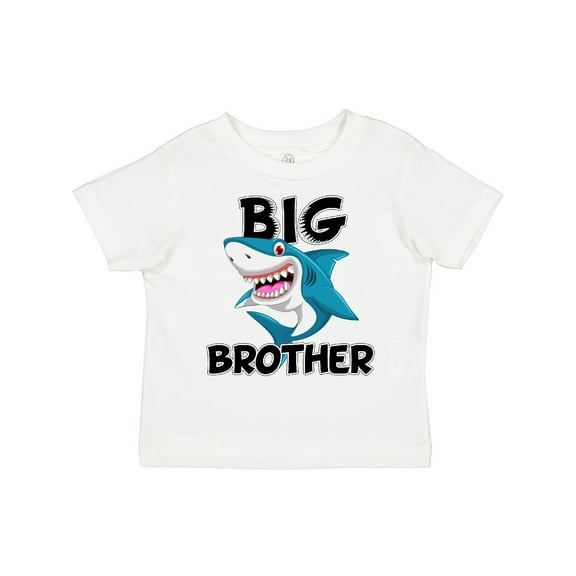 Inktastic Big Brother Shark Boys Toddler T-Shirt