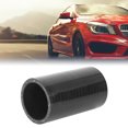 thumbnail image 3 of 50mm ID Car Black High Performance Straight Silicone Hose Coupler Intercooler Tube, 3 of 6
