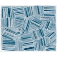 thumbnail image 2 of Galapon, Nikki 23x20 White Modern Wood Framed Museum Art Print Titled - Quilted Pattern V, 2 of 4