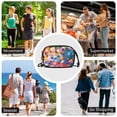 thumbnail image 7 of FORMRS Mini Crossbody Bag for Women Adjustable Shoulder Rope Travel Casual Phone Purse, Light Colorful Circles, 7 of 7