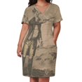 thumbnail image 3 of Retrato vintage del general Joseph Warren (1871). Vestido holgado con bolsillos. Vestidos de noche para mujer 2025. Vestidos elegantes para mujer., 3 of 7