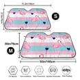 thumbnail image 2 of Goofa Flamingo1 Printed Car Windshield Sunshade,Foldable Reflective Sun Visor,UV Protection Heat Blocker Sunshade,Car Cooling Accessory-Small, 2 of 7