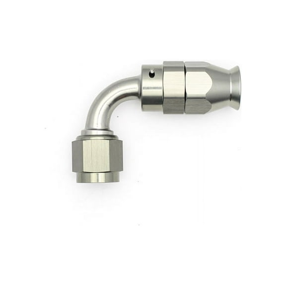 DeatschWerks 6AN Female Swivel 90-Degree Hose End PTFE (Incl. 1 Olive Insert)