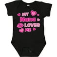thumbnail image 3 of Inktastic Valentine's Day My Nana Loves Me Hearts and Lips Boys or Girls Baby Bodysuit, 3 of 5