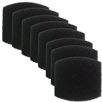 Qzbhct 8 Pack Activated Charcoal Filters Box Replacment Mat Compatible with Petmate Booda Dome Clean Step Cat Litter Box