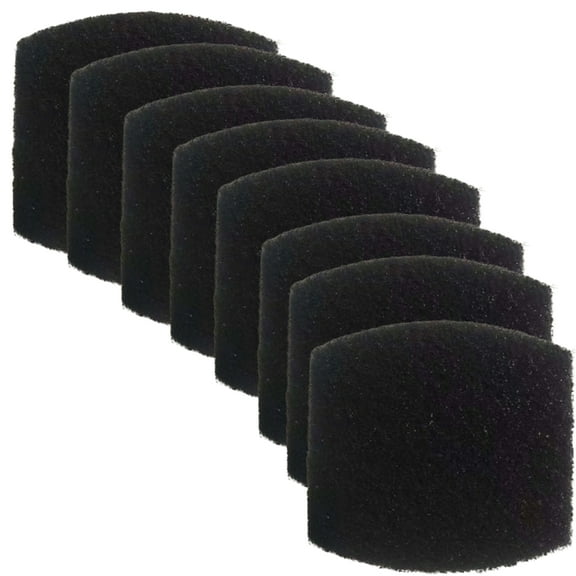 Qzbhct 8 Pack Activated Charcoal Filters Box Replacment Mat Compatible with Petmate Booda Dome Clean Step Cat Litter Box