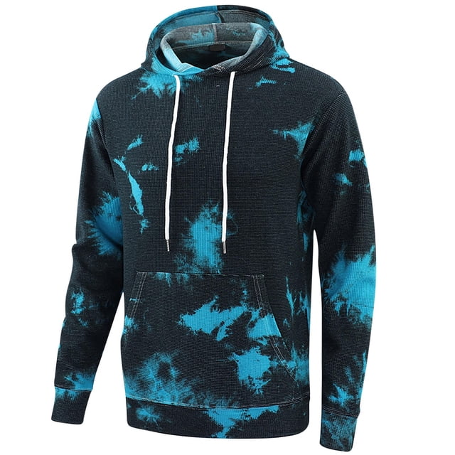 QIPOPIQ Chandail à Capuchon pour Hommes, Chandail en Molleton Confortable en Molleton à Tissage Inversé pour Hommes, Liquidation Graphique