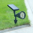 thumbnail image 4 of Womail Solar Spotlights, 2-in-1 Colored RGB LED Wall/Ground Land-scape Solar Lights With Automatic On/Off Sensor Dusk Solar Garden Light holiday gifts, 4 of 6