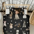 thumbnail image 3 of Dog Breeds Duvet Cover and Pillowcase Set for Single Bedding, Bedroom Accessories for Kids Teens, 3 of 5