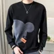 thumbnail image 5 of Ropa para hombre, sudaderas negras con gráficos de anime para hombre, sudaderas con capucha de manga, ropa de calle de diseñador sin capucha, novedad en otoño, algodón, 5 of 5