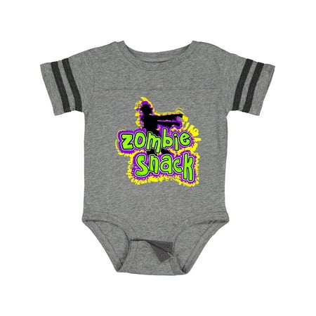 

Inktastic Zombie Snack Gift Baby Boy or Baby Girl Bodysuit