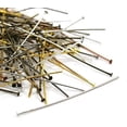 thumbnail image 3 of Assorted Mixed Color Flat Head Pins for Jewelry Making- Nickel Free (50mm x 21 Gauge) 2 Inch, 3 of 3
