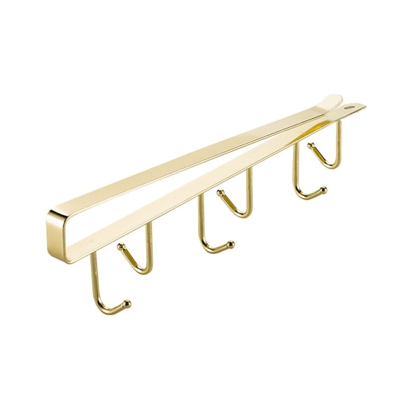 OIUR 1/2/3Pcs Cup Mug Holder Utensil Rack Strong Load-bearing Easy to Install Multifunction Kitchen Under-Cabinet Sundries Organizer Storage Hanger