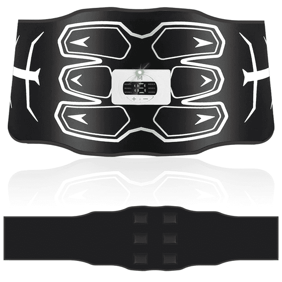 ABS Muscle Belt, Washable Cloth Training Waist Trimmer, Stickness Fitness Workout Machine for Men & Women, Home Office