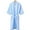 Light Blue, variant on Zoeecloth Robes for Mens and Womens Long Sleeve Bathrobe Loungewear Night-Robe Spring Fal Long Pajamas M-2XL