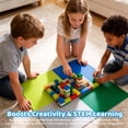 thumbnail image 2 of 4 Pack Building Baseplates 10"x10" (32x32 Studs) Boards to Build on - Anti-Warping Thick Foundation in Blue, Green, Grey - Compatible with All Major Brands, 2 of 6