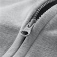 thumbnail image 5 of 9-10 Years Child Girls Hooded Sweatshirt Zipper Hooded Sweatshirt Hoodie for Fall and Winter School Grey Sweatshirt, 5 of 7