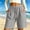 Gray, variant on Binmer Women’s Waffle Knit Drawstring Loungewear Shorts with Pockets, Womens and Women's Beige,Size M-5XL