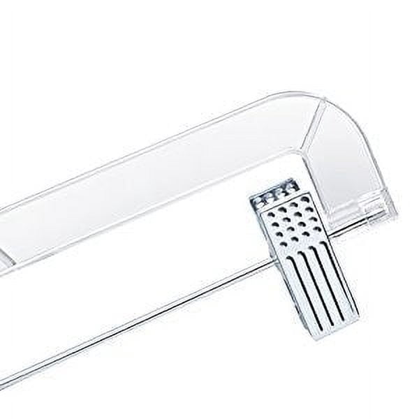 Clear Plastic Pant and Skirt Hanger w/Clips