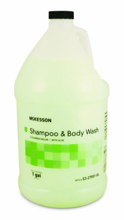 McKesson Shampoo and Body Wash 1 gal. Jug (Case of 4) Cucumber Melon Scent, 1 gallon Jug, 4 Count