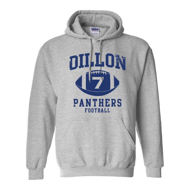 Dillon 7 Sweat à Capuche Rétro Sport (X Grand, Gris Sport)