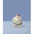 thumbnail image 2 of Lenox Holiday Figural Santa's Rocket Covered Candy Dish, 2 of 3
