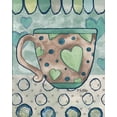 thumbnail image 2 of Baker, Mary Beth 15x18 White Modern Wood Framed Museum Art Print Titled - Coffee Love I, 2 of 4