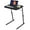 Black, variant on YJETYH Folidng TV Tray Portable Small Folding Table 6 Height Adjustable & 3 Tilt Angle Adjustable, TV Dinner Table Tray for Living Room Small Space Eating on Couch Sofa Bed, White