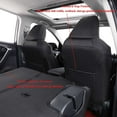 thumbnail image 3 of EKR Custom Fit Venza Car Seat Covers for Toyota Venza LE,XLE,Limited 2021 2022 2023-Neoprene Car Seat Protectors(Full Set,Black), 3 of 6