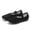 Black, variant on Girls Canvas Ballet Slippers Split Sole with Elastic Strap Ideal for Toddler & Little Girls Dance Class & Practice