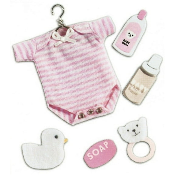 Jolee's Boutique Dimensional Stickers, Baby Girl Outfit