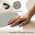 thumbnail image 6 of ODIKA 9'x12' Washable Area Rug Non-Slip, Chair-Friendly Beige Asymmetrical Boho Taupe Brushed Minimalist An Under Dining for Room, Basement, Large Office, 6 of 7