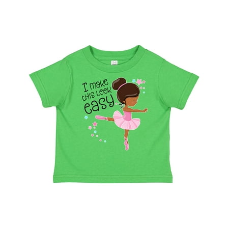 

Inktastic I Make This Look Easy- Ballerina Dancing Gift Toddler Boy or Toddler Girl T-Shirt