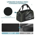 thumbnail image 6 of PETSFIT 17in Cat Carrier, Pet Carrier Airline Approved with Extendable Mat, TSA Approved Pet Carrier,Under 20 Lbs, Black, 6 of 9