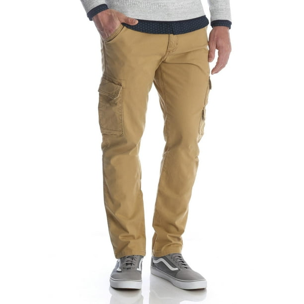 wrangler men's relaxed fit stretch cargo pants