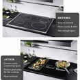 thumbnail image 3 of Stove Covers Ceramic Glass Cook Electric Top Protector 28.5 x 20.5 inch with 2 Hooks Black, 3 of 6
