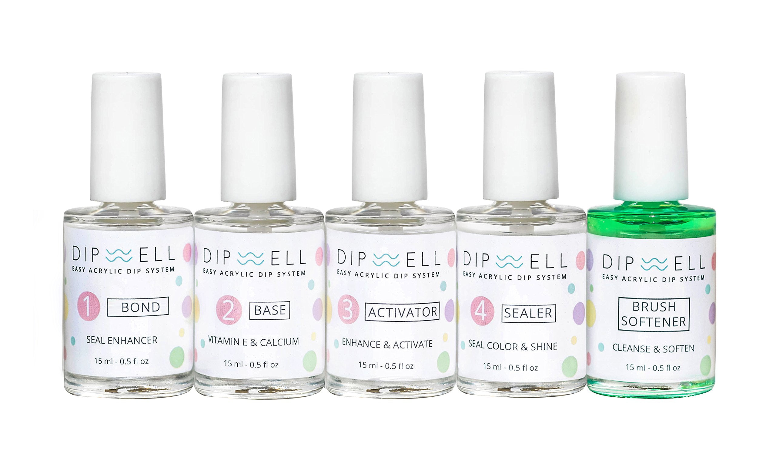 Dip Powder Nail Gel Resin Polish Starter Set for Dipping Nail, Full