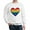 White, variant on CafePress - I Support GLBT Rights Sweatshirt - Crew Neck Sweatshirt