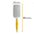 thumbnail image 3 of GK HAIR Smoothing Cream - Cashmere Hair Cream 50ml - Vent Brush (2.5 Inch) Rubber Handle Curved Vented Hair Brush, Detangling Massage Brush for Women or Men, 3 of 10
