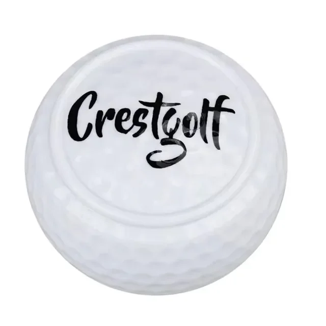 1Pcs/2Pcs/5Pcs Flat Golf Training Balls Flat Shape Golf Ball Two Layer Driving Balls Golf Practice Balls for Swing Putter white