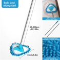 thumbnail image 4 of Tuvgenk Extendable Dust Mop Portable Blue Wet and Dry for Floor Cleaning Hand Duster Plastic for hardwood floor,kitchen, bathroom, 4 of 5