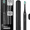 Black, variant on AquaSonic Icon Slim Electric Toothbrush - For Adults and Kids, Magnetic Holder, Travel Case, Rechargeable (Navy)