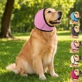 thumbnail image 6 of Sulaicai Adjustable Dog Noise Cancelling Ear Wrap, Soft Calming Ear Muffs for Fireworks Thunderstorms, Comfort Pet Ear Protection Hood for Grooming Bathing Swimming (Blue, Medium), 6 of 6