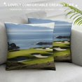 thumbnail image 3 of Fenyluxe Mountains Ocean View Panoramic Fashion Style Dirt-Resistant Throw Pillow Covers for Couch Sofa Bed Living Room Bedroom Pillowcase Printed on Both Sides 1PC 18x18in, 3 of 5