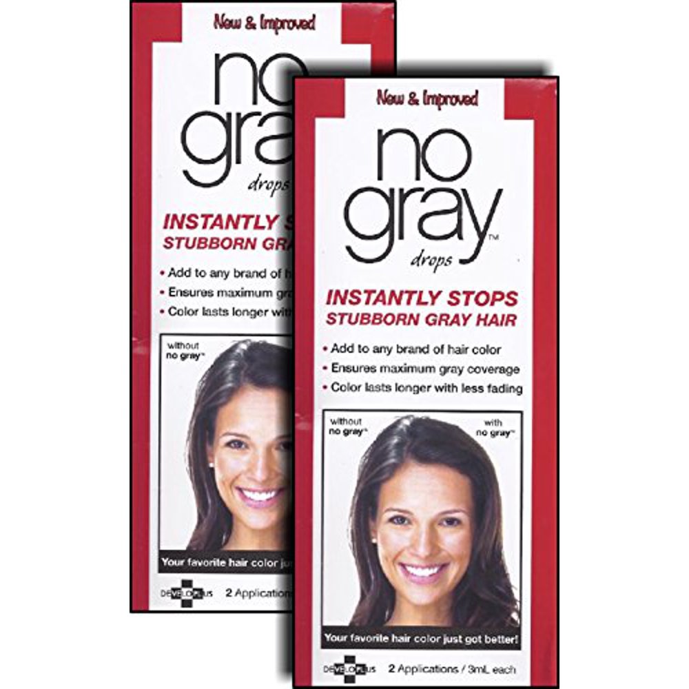No Gray Hair Color Additive (2 Pack 4 Applications)