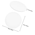 thumbnail image 2 of UPGRATOR Drawing Frame Round Wood Canvas Frame for Painting White 1 Set, 2 of 8