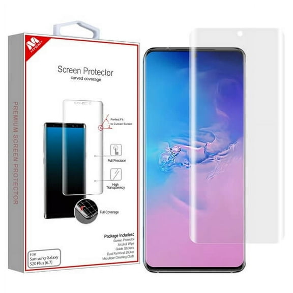 Samsung Galaxy S20 ULTRA (6.9") Screen Protector with Full Curved Coverage [Bubble Free] [Case Friendly] [Full Coverage] HD Clear Flexible TPU Film PET Screen Protector for Samsung Galaxy S20 Ultra 5G